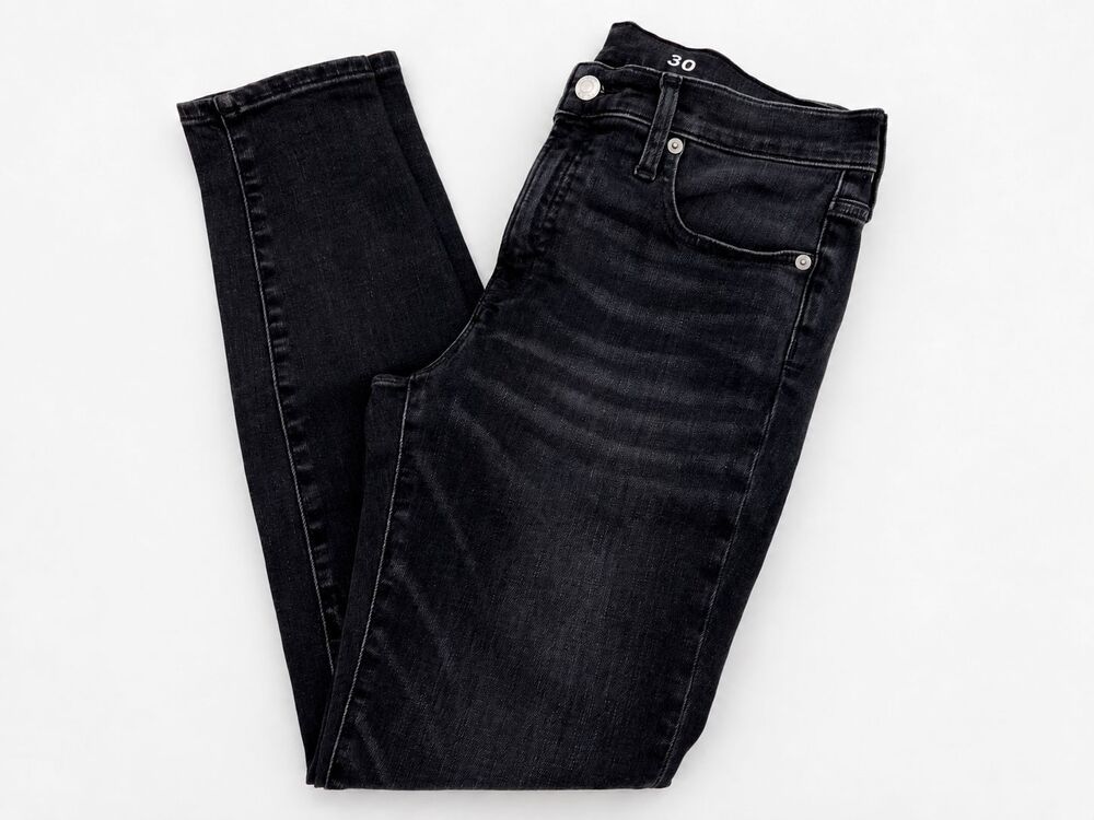 J.Crew Toothpick Skinny Jeans Women's 30 26" Ankle Dark Wash Stretch Denim
